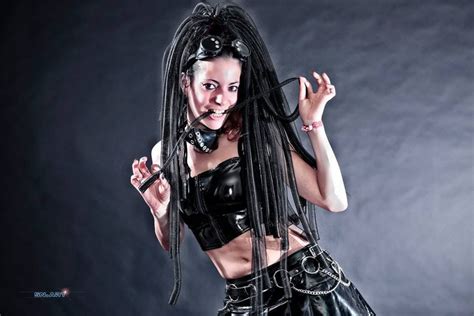 Shiny Shiny Leather Alt Model Pitite Oudy Including Post Punk Cyber Goth Industrial