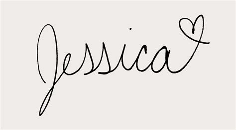 Jessica In Cursive