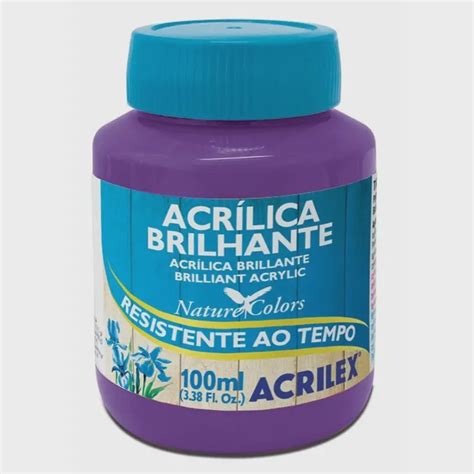 Tinta Acr Lica Brilhante Ml Acrilex Cor Submarino