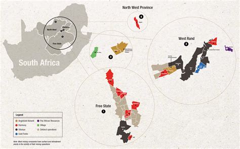 Gold Mines In Africa Map