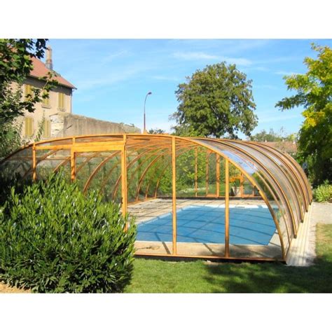 Abri Piscine Semi Haut Design T Lesco Full Vision