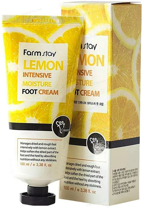 Крем для ніг FarmStay Lemon Intensive Moisture зволожуючий з лимоном ...