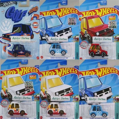 Hotwheels Hot Wheels Tooned Vw Volkswagen Golf Mk Ryu S Rides Factory Sealed Akta New For