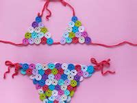 Bikini para niña a crochet