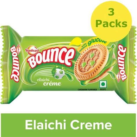 Buy Sunfeast Bounce Biscuits Elaichi Creme Cookies Online At Best Price Of Rs 13 82 Bigbasket