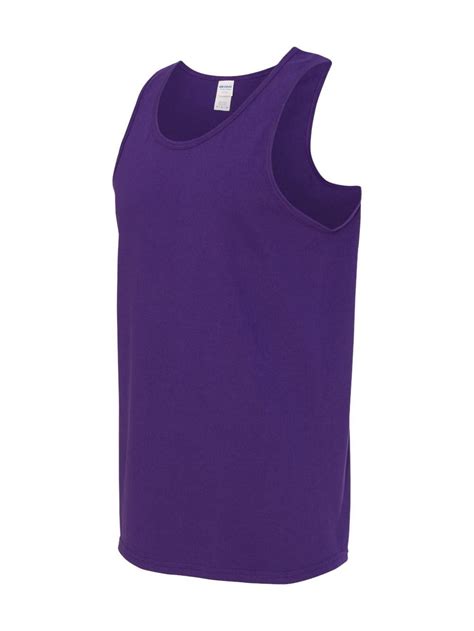 Gildan Heavy Cotton Tank Top 5200 Purple Size S