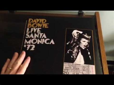 David Bowie Live In Santa Monica 1972 LP Unboxing YouTube