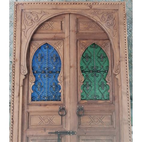 Puerta Doble Hoja Con Ventana Y Reja