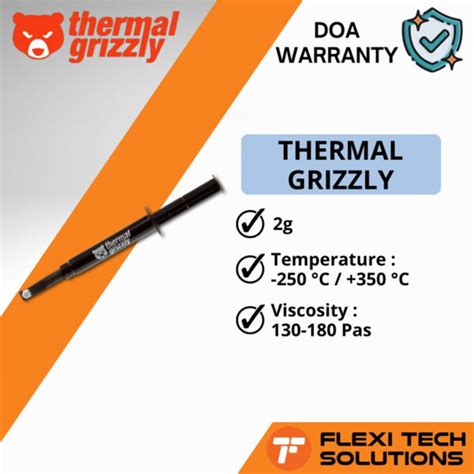 Thermal Grizzly Kryonaut Extreme G Thermal Paste Flexi Tech