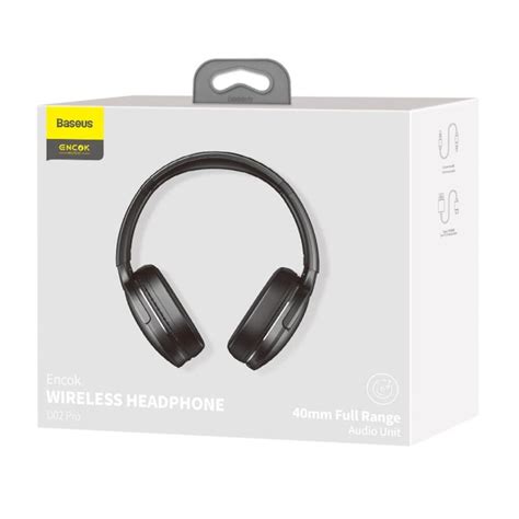 Écouteurs Baseus Encok Wireless headphone D02 Pro black NGTD010301