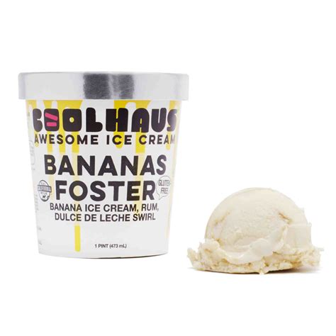 Coolhaus Bananas Foster 16oz Bananas Foster Ice Cream Banana Foster