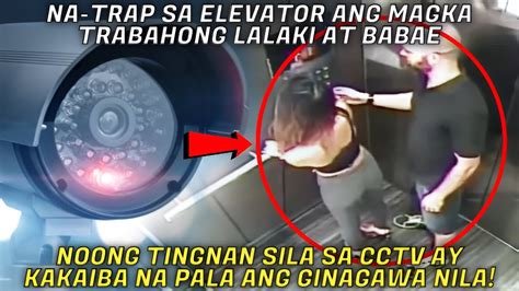 NA TRAP SA ELEVATOR ANG LALAKI AT BABAE NOONG TINGNAN ANG CCTV AY