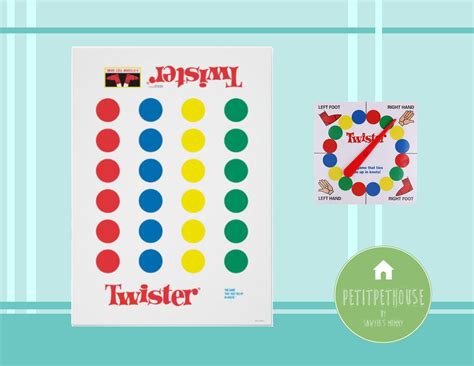 Printable Twister Game