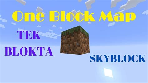 MİNECRAFT TEK BLOK SKYBLOCK PHASE 1 NASIL OYNANIR YouTube