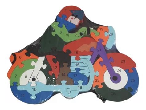 Rompe Cabezas Puzzle Abecedario Y Numeros Niñ s Colores MercadoLibre