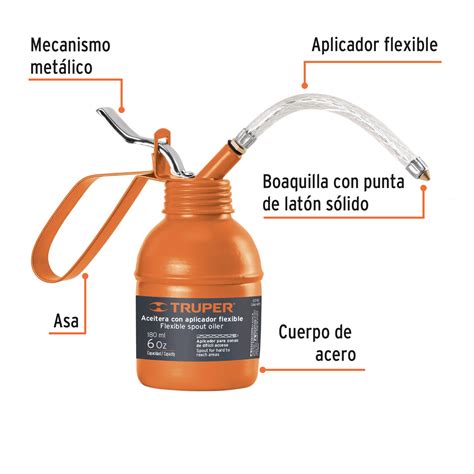 Acef Truper Aceitera De Ml Oz Con Aplicador