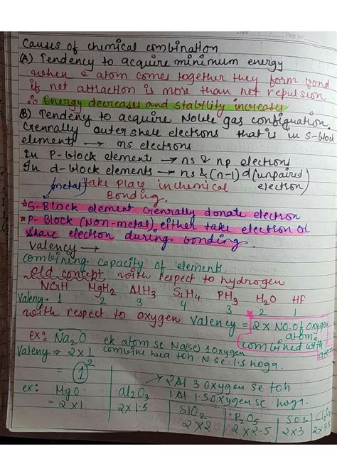 Solution Chemical Bonding Notes Pdf Studypool