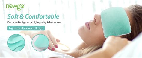 Amazon Newgo Heated Eye Mask For Dry Eyes Moist Heat Microwave Activated Warm Compress Hot