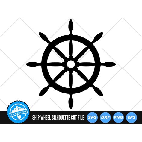 Ship Wheel Svg Files Nautical Ship Wheel Svg Cut Files S Inspire Uplift