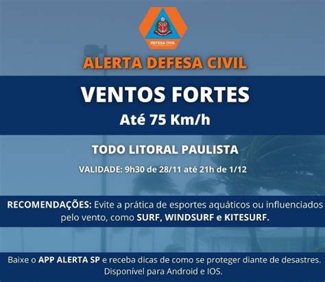 Defesa Civil Estadual Emite Novo Alerta De Chuva E Ventos Fortes No