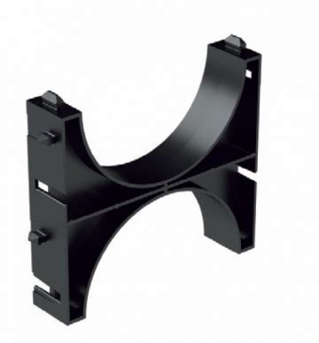 Держатель расстояния (кластер) для двустенных труб Ø110мм (одинарный ...