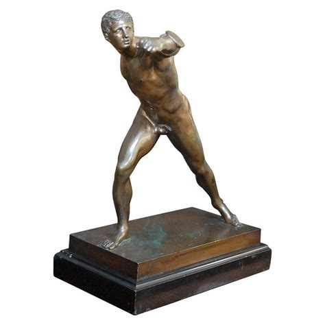 18th Century French Bronze Model Of The Borghese Gladiator At 1stDibs