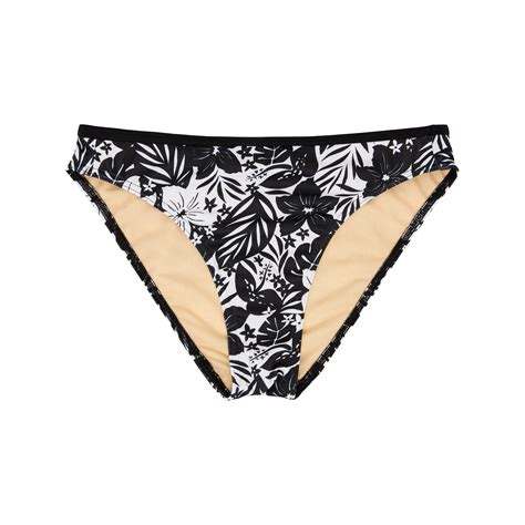 Bikini Hose Damen Nina Borneo Schwarz Decathlon