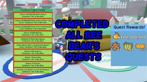 All Bee Bear Quests Release Date Aida Ophelie