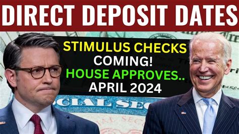 ITS COMING Up To 2 000 Stimulus Checks In April 2024 Direct Deposit