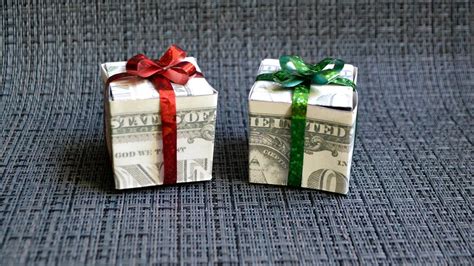 My MONEY GIFT BOX Christmas Gifts Dollar Origami Tutorial DIY By