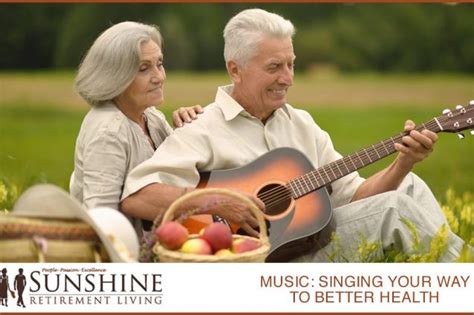 Music Singing Your Way To Better Health Sunshine Retirement Living