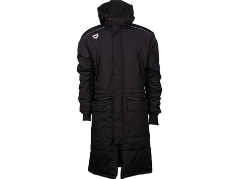 Arena Team Line Unisex Parka Wärmemantel 004914 M Black