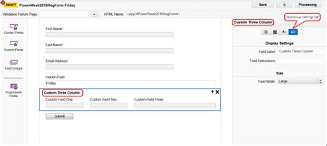 Configuring Form Fields In The Classic Design Editor