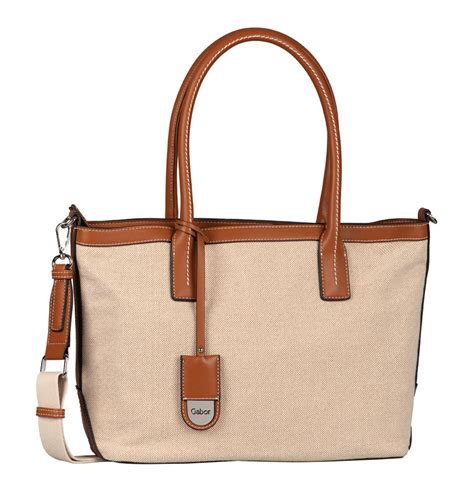 Gabor Shopper Antonia Zip Shopper L Mixed Beige Modeherz