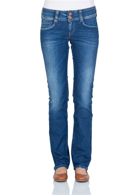 Pepe Jeans Damen Jeans Gen - Regular Fit - Blau - Royal Dark kaufen ...