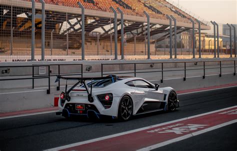 Wallpaper Zenvo, rear view, Zenvo TSR-S for mobile and desktop, section ...