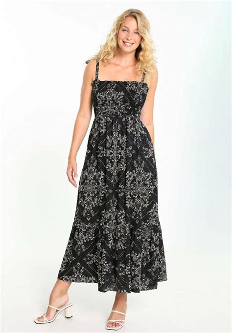 Cassis Day Dress Black Zalandode