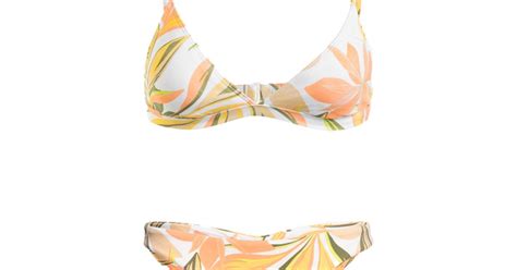 Roxy PRINTED BEACH CLASSICS TRIANGLE BIKINI SET ERJX203508 WBB9