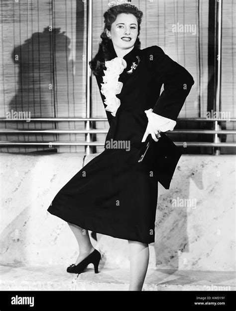 Barbara Stanwyck In Outfit Designed By Edith Head 1941 Stock Photo Alamy