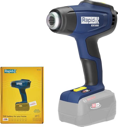 RAPID Cordless Heat Gun RX Battery Powered Hot Air Gun With Adjustable Heat Up To C