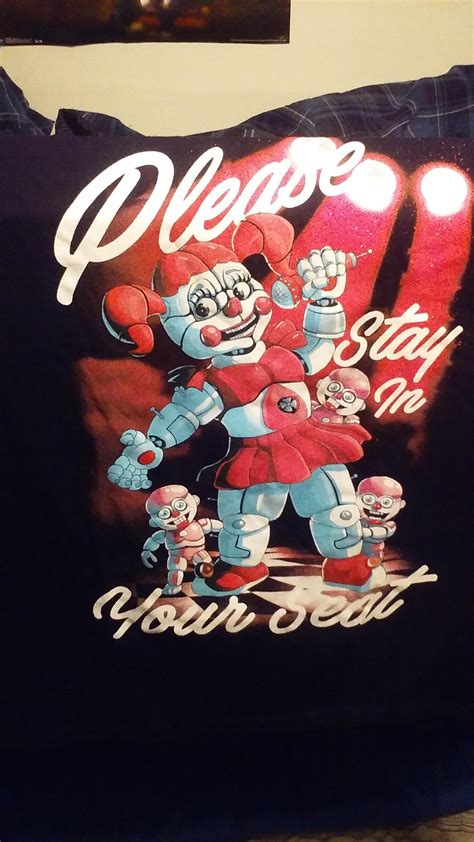 This Is A Close Up Of The New Baby Shirt From Hot Topic R Fivenightsatfreddys