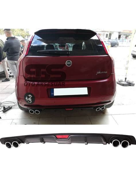 Fiat Punto Dif Z R Arka Tampon Eki Egzoz K L Siyah Fiyatlar Ve