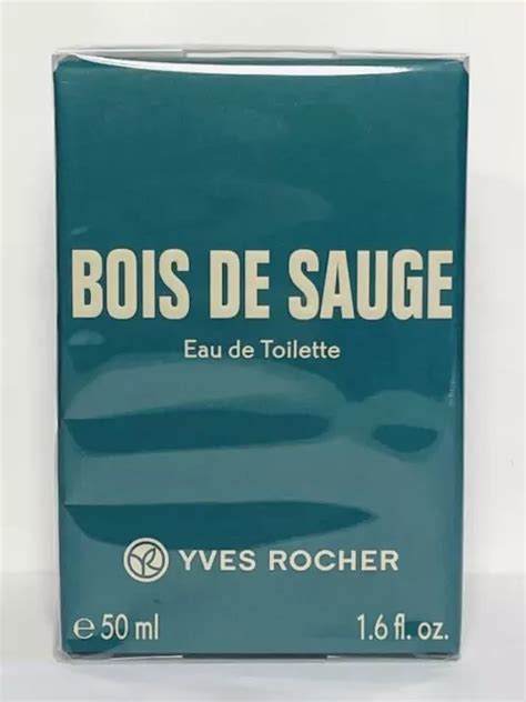 YVES ROCHER Eau De Toilette BOIS DE SAUGE Vapo 50ml Neuf Sous Blister