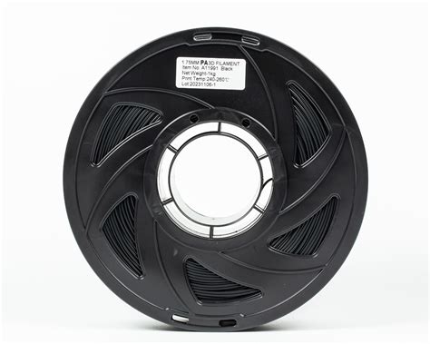 Купити 【Нейлон PA6 Чорний Полиамид пластик Nylon 1,75 MM 1кг】, ціна ...
