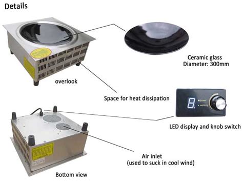 CH-5QRA Concave wok electric stove brands