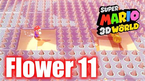 Super Mario D World World Flower Spiky Spike Bridge Sneak All