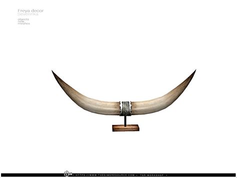 The Sims Resource Freya Decor Horns