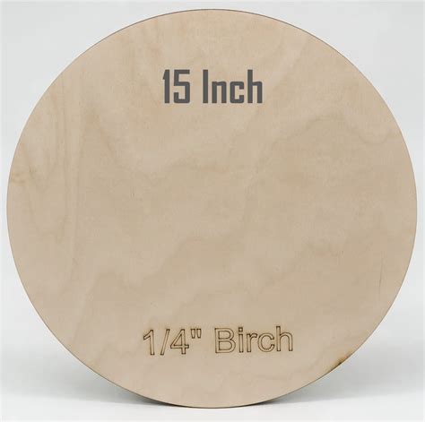 Plywood Rounds Pack Of 15 Circles Round Wooden Blanks Baltic Birch