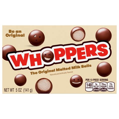 Save on WHOPPERS Malted Milk Balls Candy Original Movie Theater Box ...