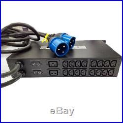 APC AP7724 Automatic Transfer Switch Rack 2U 230V 32A IEC309-32A 16x ...